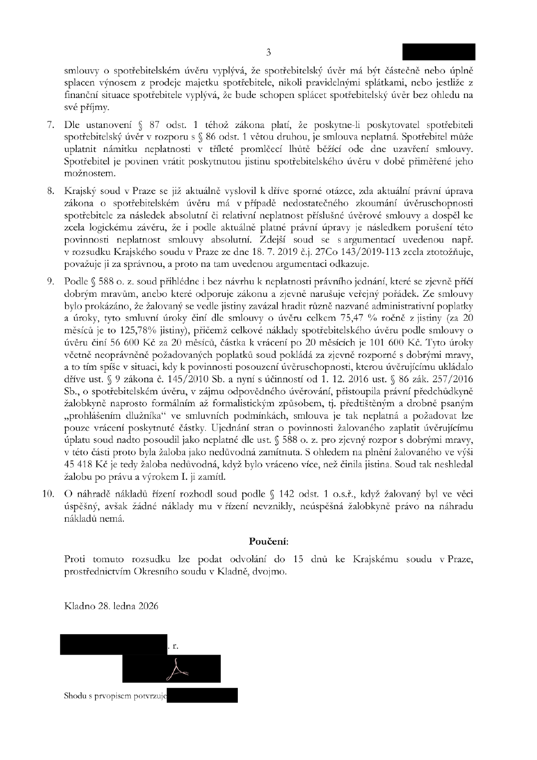 Anonymizované soudní rozhodnutí, strana 3 z 3